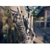 All Mountain Style AMSFG2BLWH Honeycomb High Impact Frame Guard Extra – Protects Your Bike from Scratches and dings, Orange/Yellow, X-Large(Zebra Grey)