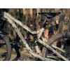 All Mountain Style AMSFG2BLWH Honeycomb High Impact Frame Guard Extra – Protects Your Bike from Scratches and dings, Orange/Yellow, X-Large(Zebra Grey)