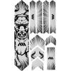 All Mountain Style AMSFG2BLWH Honeycomb High Impact Frame Guard Extra – Protects Your Bike from Scratches and dings, Red/Black(Black/Bull)
