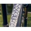 All Mountain Style AMSFG2BLWH Honeycomb High Impact Frame Guard Extra – Protects Your Bike from Scratches and dings, Red/Black(Jachtluipaard Wit)