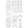All Mountain Style AMSFG2BLWH Honeycomb High Impact Frame Guard Extra – Protects Your Bike from Scratches and dings, Red/Black(Kriss Kyle White)