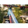 All Mountain Style AMSFG2BLWH Honeycomb High Impact Frame Guard Extra – Protects Your Bike from Scratches and dings, Red/Black(Patriot White)