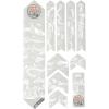 All Mountain Style AMSFG2BLWH Honeycomb High Impact Frame Guard Extra – Protects Your Bike from Scratches and dings, Red/Black(Red Bull Hardline White)