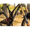 All Mountain Style AMSFG2BLWH Honeycomb High Impact Frame Guard Extra – Protects Your Bike from Scratches and dings, Red/Black(Ronin/White)