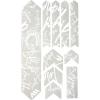 All Mountain Style AMSFG2BLWH Honeycomb High Impact Frame Guard Extra – Protects Your Bike from Scratches and dings, Red/Black(Signature White)