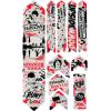 All Mountain Style AMSFG2BLWH Honeycomb High Impact Frame Guard Extra – Protects Your Bike from Scratches and dings, Red/Black(Stranger Things Upsidedown Black)