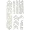 All Mountain Style AMSFG2BLWH Honeycomb High Impact Frame Guard Extra – Protects Your Bike from Scratches and dings, Red/Black(Tornado White)