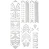 All Mountain Style AMSFG2BLWH Honeycomb High Impact Frame Guard Extra – Protects Your Bike from Scratches and dings, Red/Black(White/Maori)