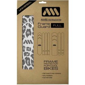 All Mountain Style AMSFG2BLWH Honeycomb High Impact Frame Guard Extra – Protects Your Bike from Scratches and dings, Red/Black(Jachtluipaard Grijs)